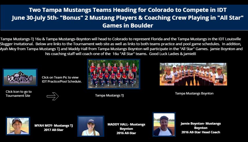 Two Teams Head To 2015 Colorado IDT Tournament