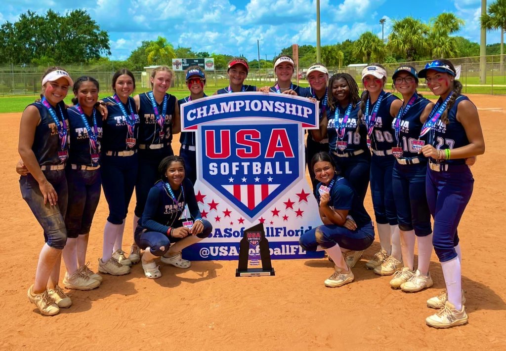 Tampa Mustangs-Bell Finishes 3rd at USA Softball Nationals