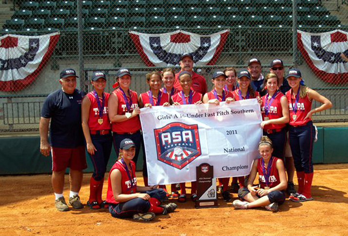 Tampa Mustangs Phil won the 2011 ASA Southern Nationals earning a berth to the 2012 ASA 16U Nationals to be held in Montgomery, AL.